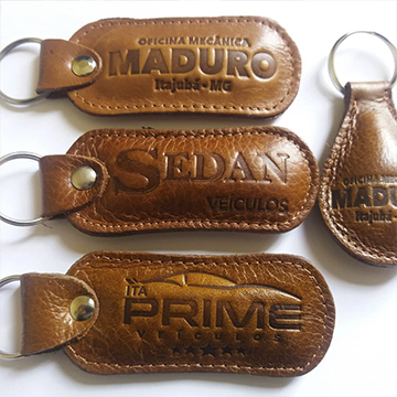 Chaveiro em couro
