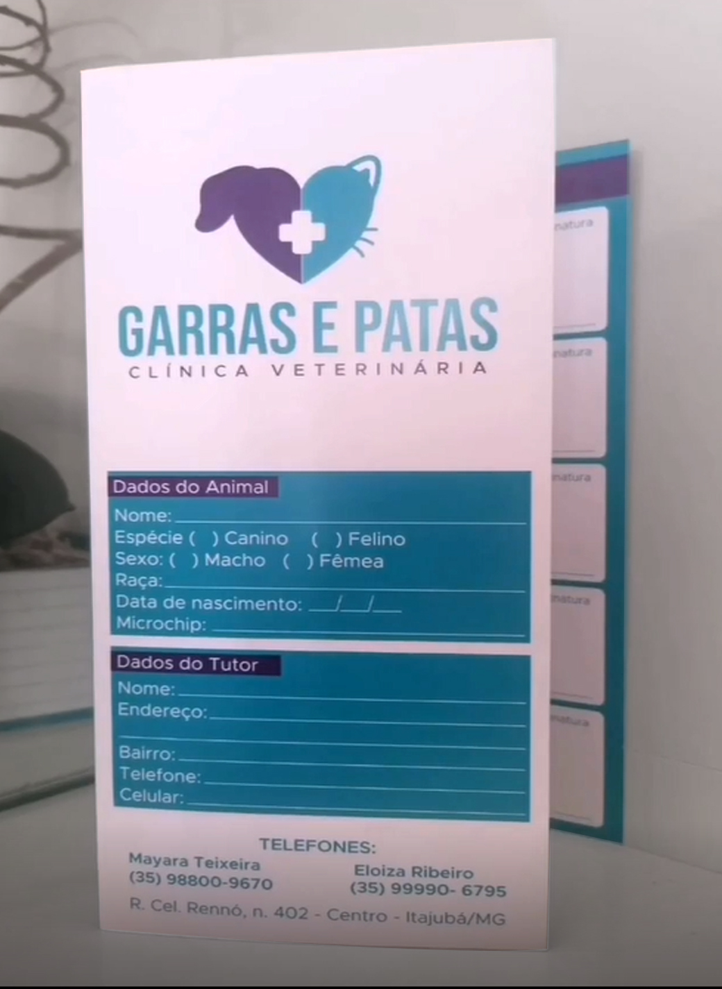 Carteira de Vacinação/Folder